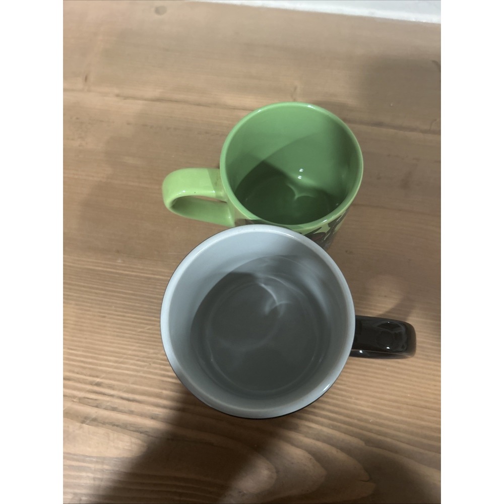 Star Wars Mugs Kylo Ren And Boba Fett Green Black Set Of 2 - Picture 3 of 5